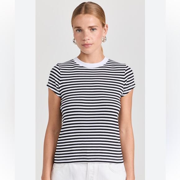 Madewell Andy Stripe Tee Shirt Size XXS - Picture 1 of 7